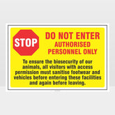 Custom Design Sign,Stop Do Not Enter Sign